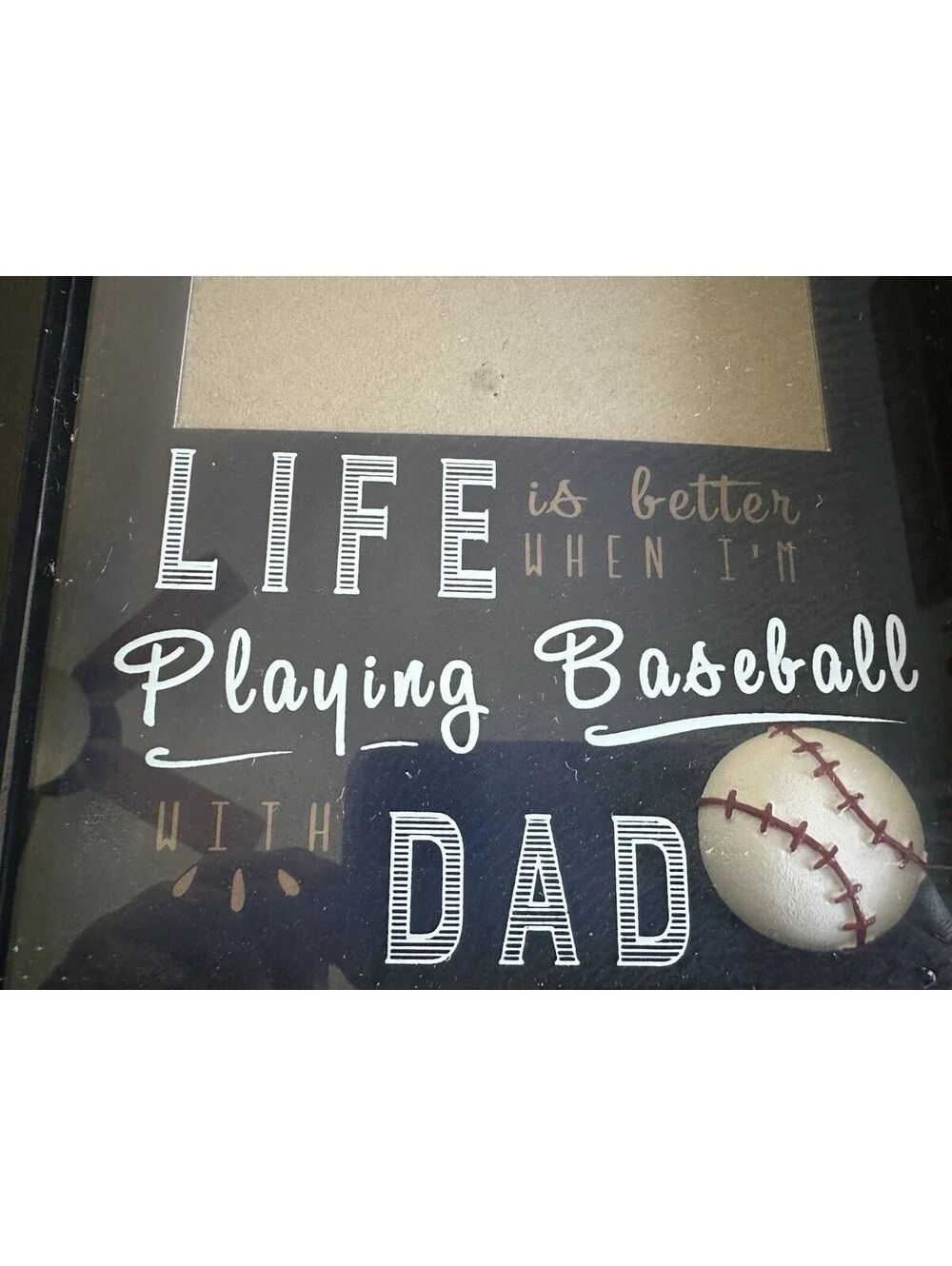 Baseball Dad Photo Frame Life Is Better Playing Baseball With Dad Father's Day